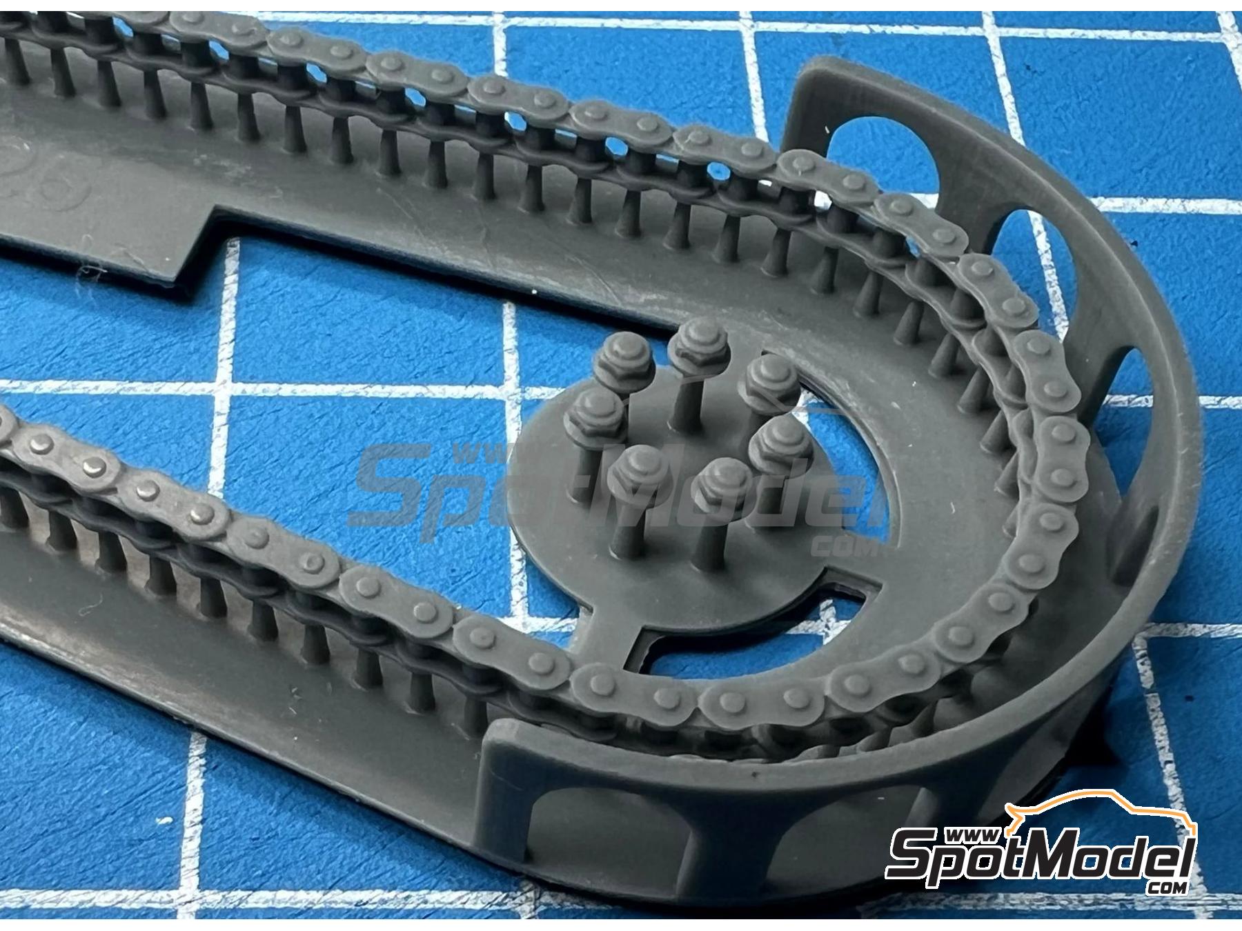 Stone Models A106/2025: Chain set 1/9 scale - Kawasaki Ninja